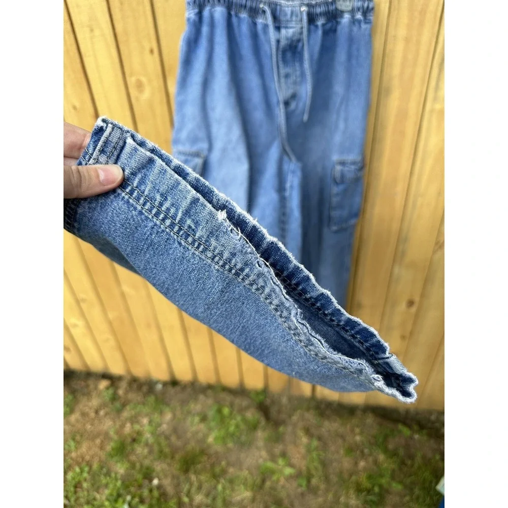 Vintage Zonz Cargo Baggy Jeans Punk Skater‎ Streetwear Y2K Men's Medium Stretchy